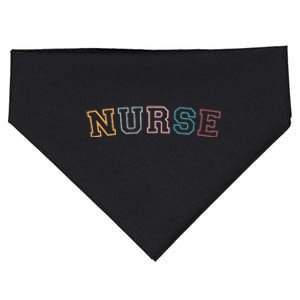 Retro Nurse Life for Registered Nurse Tee Nurse's Day USA-Made Doggie Bandana