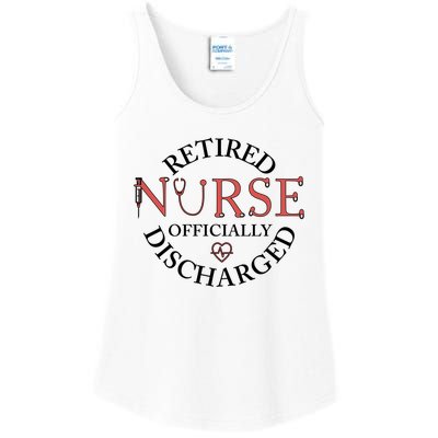 Retired Nurse Ly Discharged Retiret Nurse Gift Ladies Essential Tank