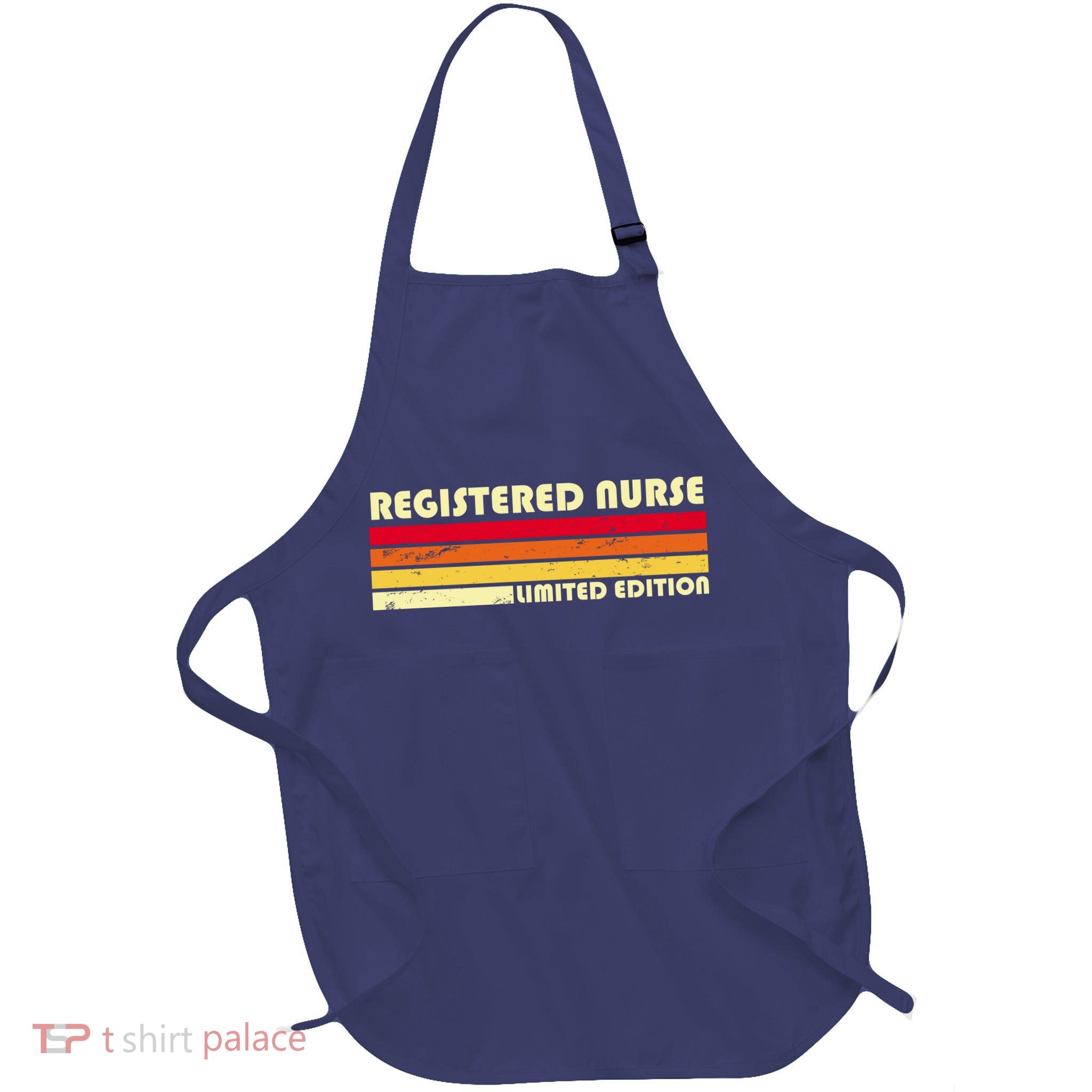 Registered Nurse Limited Edition Full-Length Apron With Pockets