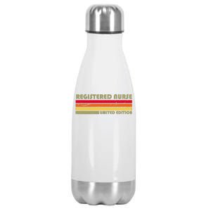 Registered Nurse Limited Edition Stainless Steel Insulated Water Bottle