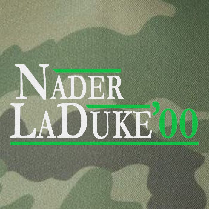 Ralph Nader Laduke Green Party 2000 Election Legacy Tie Dye Trucker Hat