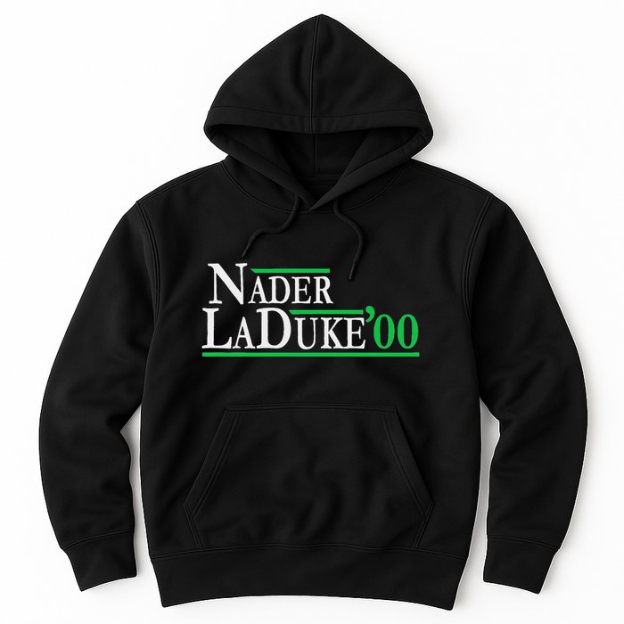 Ralph Nader Laduke Green Party 2000 Election Hoodie