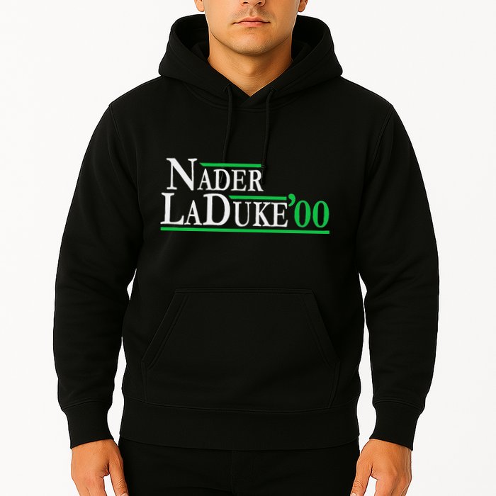 Ralph Nader Laduke Green Party 2000 Election Hoodie