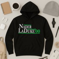 Ralph Nader Laduke Green Party 2000 Election Hoodie