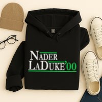 Ralph Nader Laduke Green Party 2000 Election Hoodie