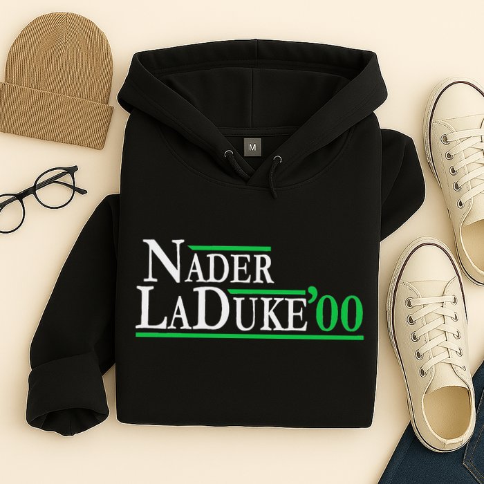 Ralph Nader Laduke Green Party 2000 Election Hoodie