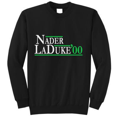 Ralph Nader Laduke Green Party 2000 Election Sweatshirt