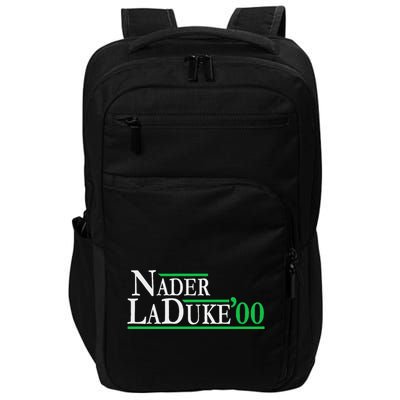Ralph Nader Laduke Green Party 2000 Election Impact Tech Backpack