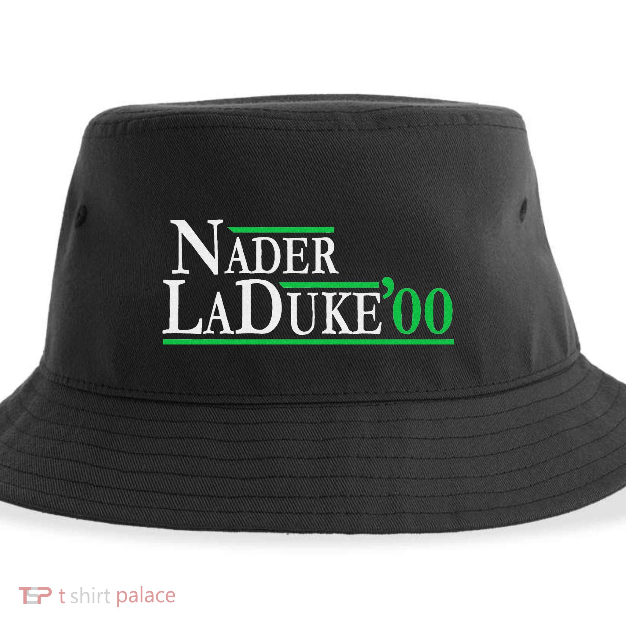 Ralph Nader Laduke Green Party 2000 Election Sustainable Bucket Hat