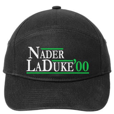 Ralph Nader Laduke Green Party 2000 Election 7-Panel Snapback Hat
