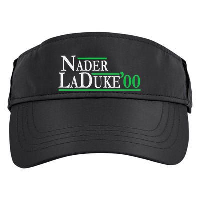 Ralph Nader Laduke Green Party 2000 Election Adult Drive Performance Visor
