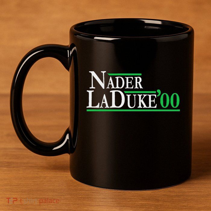 Ralph Nader Laduke Green Party 2000 Election 11oz C Handle Ceramic Mug