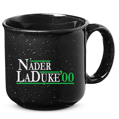 Ralph Nader Laduke Green Party 2000 Election 15oz Campfire Ceramic Mug
