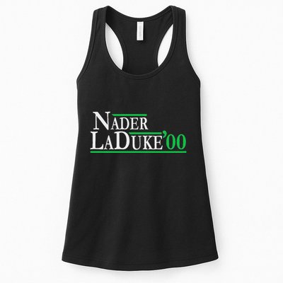 Ralph Nader Laduke Green Party 2000 Election Womens Tank Top