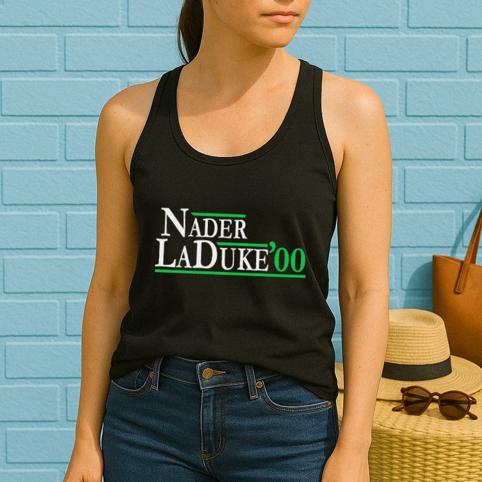 Ralph Nader Laduke Green Party 2000 Election Womens Tank Top
