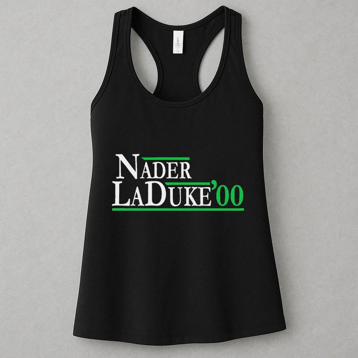 Ralph Nader Laduke Green Party 2000 Election Womens Tank Top