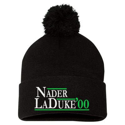 Ralph Nader Laduke Green Party 2000 Election Pom Pom 12in Knit Beanie