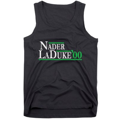 Ralph Nader Laduke Green Party 2000 Election Tank Top