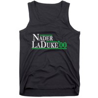 Ralph Nader Laduke Green Party 2000 Election Tank Top