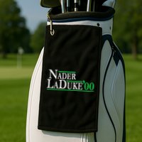 Ralph Nader Laduke Green Party 2000 Election Golf Towel
