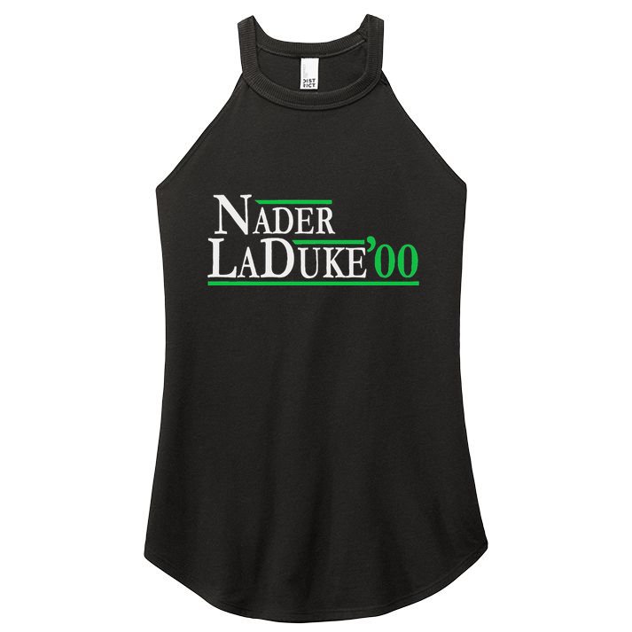 Ralph Nader Laduke Green Party 2000 Election Women's Perfect Tri Rocker Tank