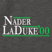 Ralph Nader Laduke Green Party 2000 Election Vector Backpack