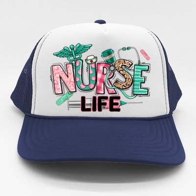 Retro Nurse Life Medical School Trucker Hat