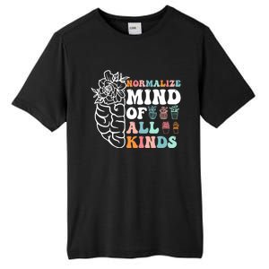 Retro Normalize Mind Of All Kinds Autism Awareness Gift Tall Fusion ChromaSoft Performance T-Shirt