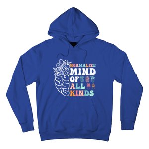 Retro Normalize Mind Of All Kinds Autism Awareness Gift Hoodie