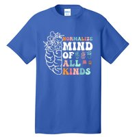 Retro Normalize Mind Of All Kinds Autism Awareness Gift Tall T-Shirt