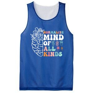 Retro Normalize Mind Of All Kinds Autism Awareness Gift Mesh Reversible Basketball Jersey Tank