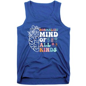 Retro Normalize Mind Of All Kinds Autism Awareness Gift Tank Top