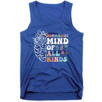 Retro Normalize Mind Of All Kinds Autism Awareness Gift Tank Top