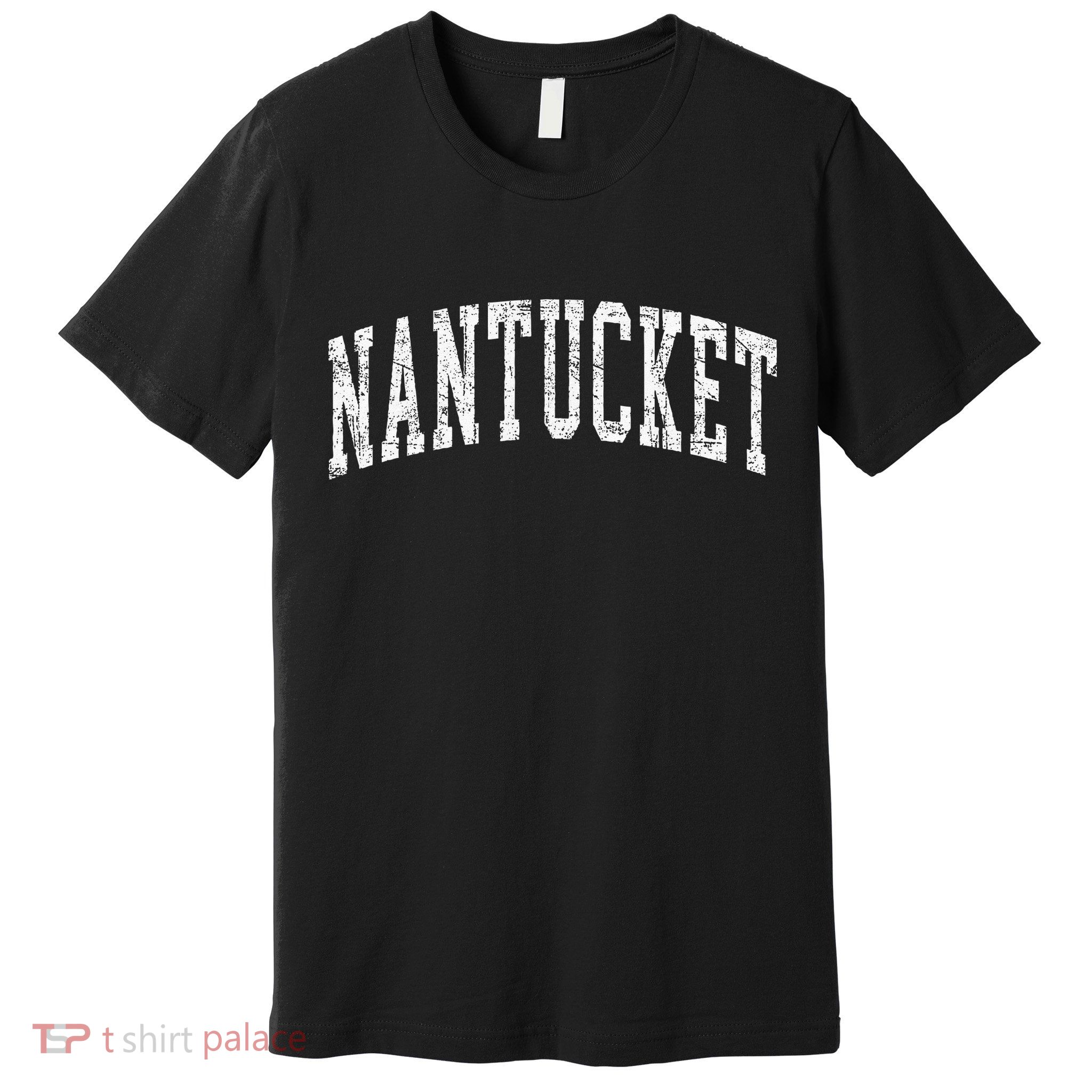 Retro Nantucket Massachusetts Beach Vacation Souvenir Premium T-Shirt