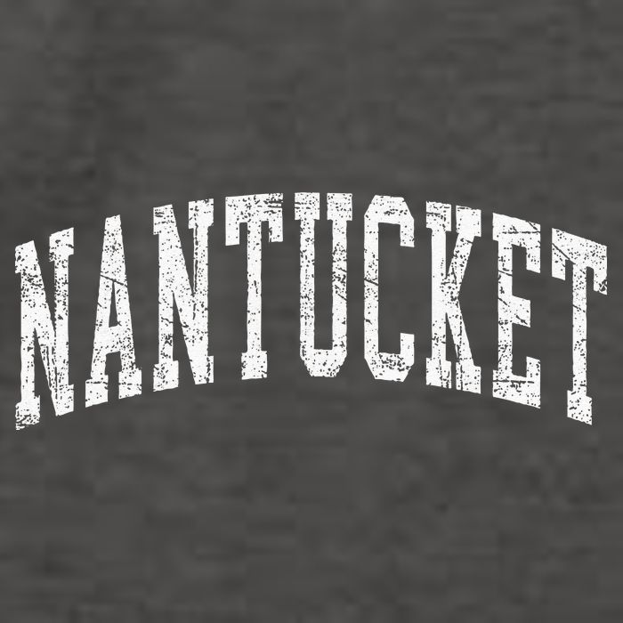 Retro Nantucket Massachusetts Beach Vacation Souvenir Vector Backpack