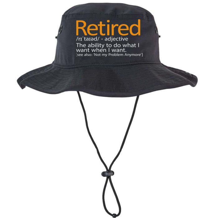 Retired Not My Problem Anymore Retired Definition Legacy Cool Fit Booney Bucket Hat