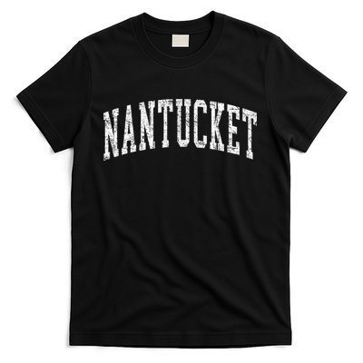 Retro Nantucket Massachusetts Beach Vacation Souvenir T-Shirt