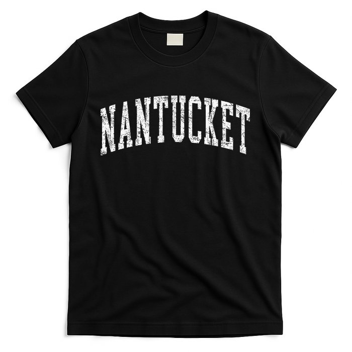 Retro Nantucket Massachusetts Beach Vacation Souvenir T-Shirt