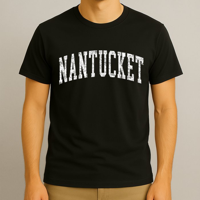 Retro Nantucket Massachusetts Beach Vacation Souvenir T-Shirt