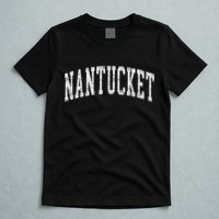 Retro Nantucket Massachusetts Beach Vacation Souvenir T-Shirt