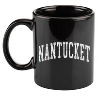 Retro Nantucket Massachusetts Beach Vacation Souvenir 11oz C Handle Ceramic Mug
