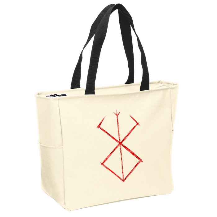 Rune Norse Mythology Warrior Symbol Berserker Zip Tote Bag