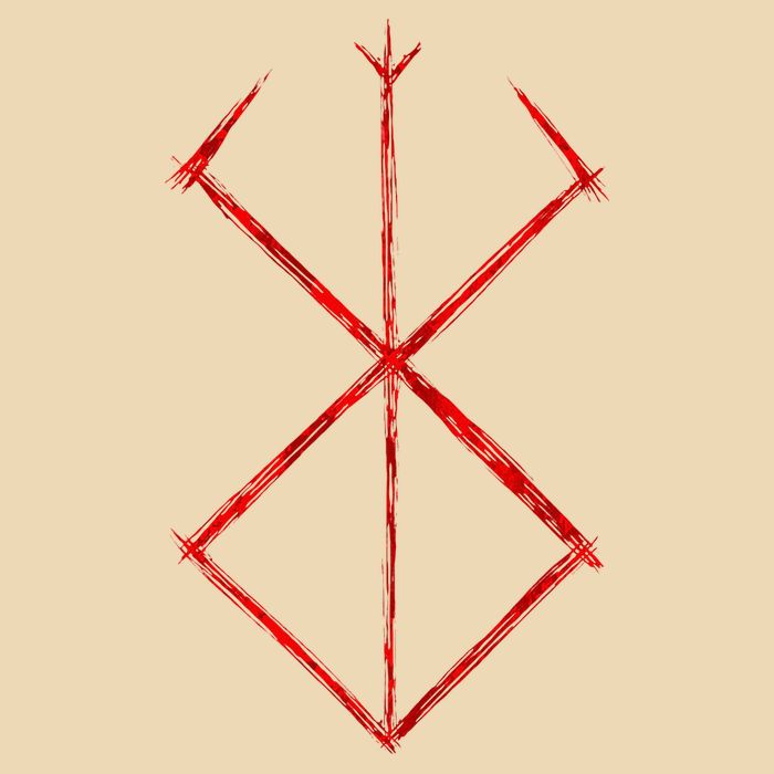 Rune Norse Mythology Warrior Symbol Berserker Zip Tote Bag