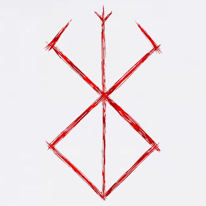 Rune Norse Mythology Warrior Symbol Berserker Button