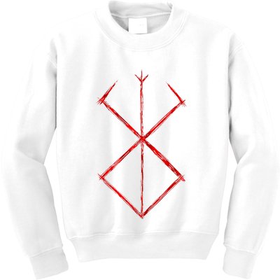 Rune Norse Mythology Warrior Symbol Berserker Kids Sweatshirt