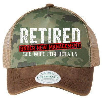 Retirement Not My Problem Anymore Legacy Tie Dye Trucker Hat