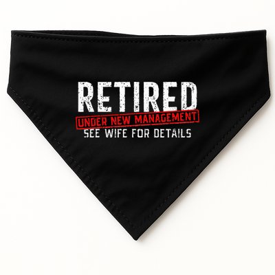 Retirement Not My Problem Anymore USA-Made Doggie Bandana