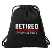 Retirement Not My Problem Anymore Drawstring Bag