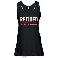 Retirement Not My Problem Anymore Ladies Essential Flowy Tank