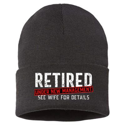 Retirement Not My Problem Anymore Sustainable Knit Beanie